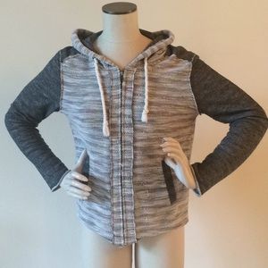 BKE Lounge zip front hoodie